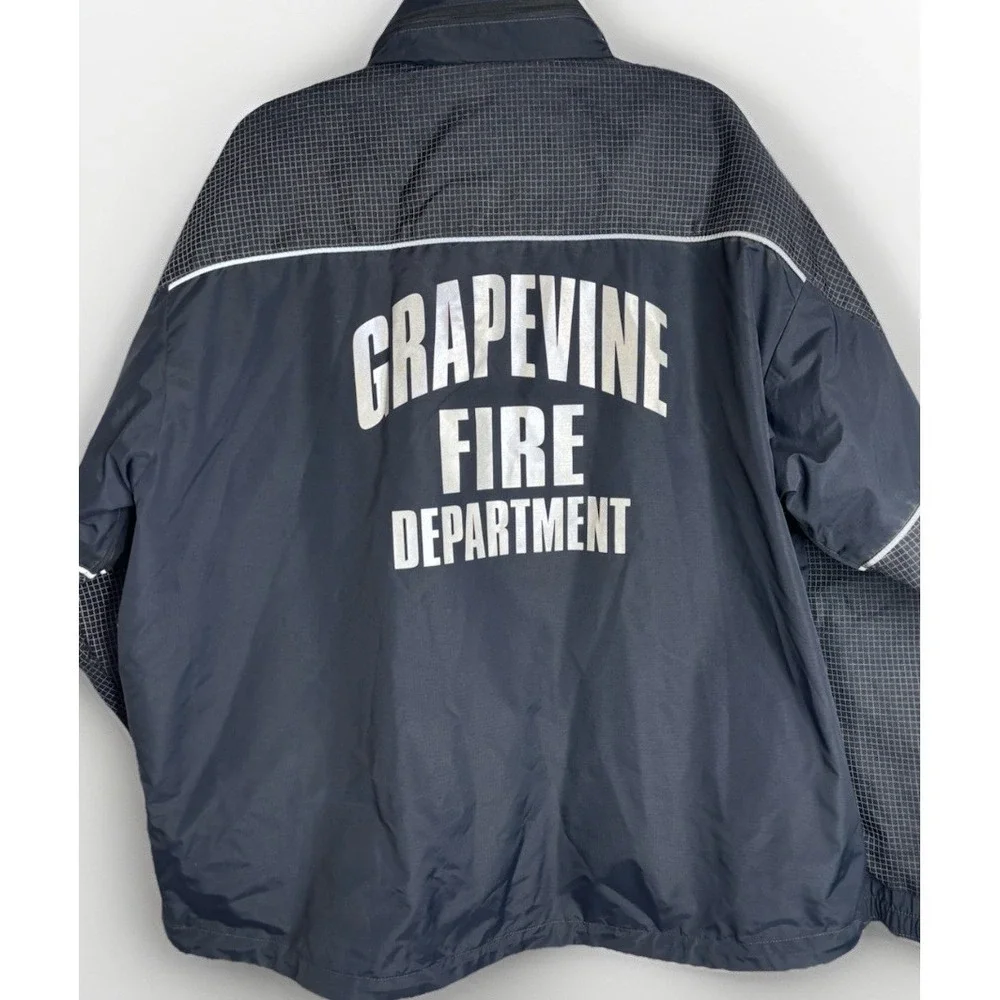 Blauer 9845 Crosstech Emergency Response Jacket Fire Dept Grapevine TX Patch
